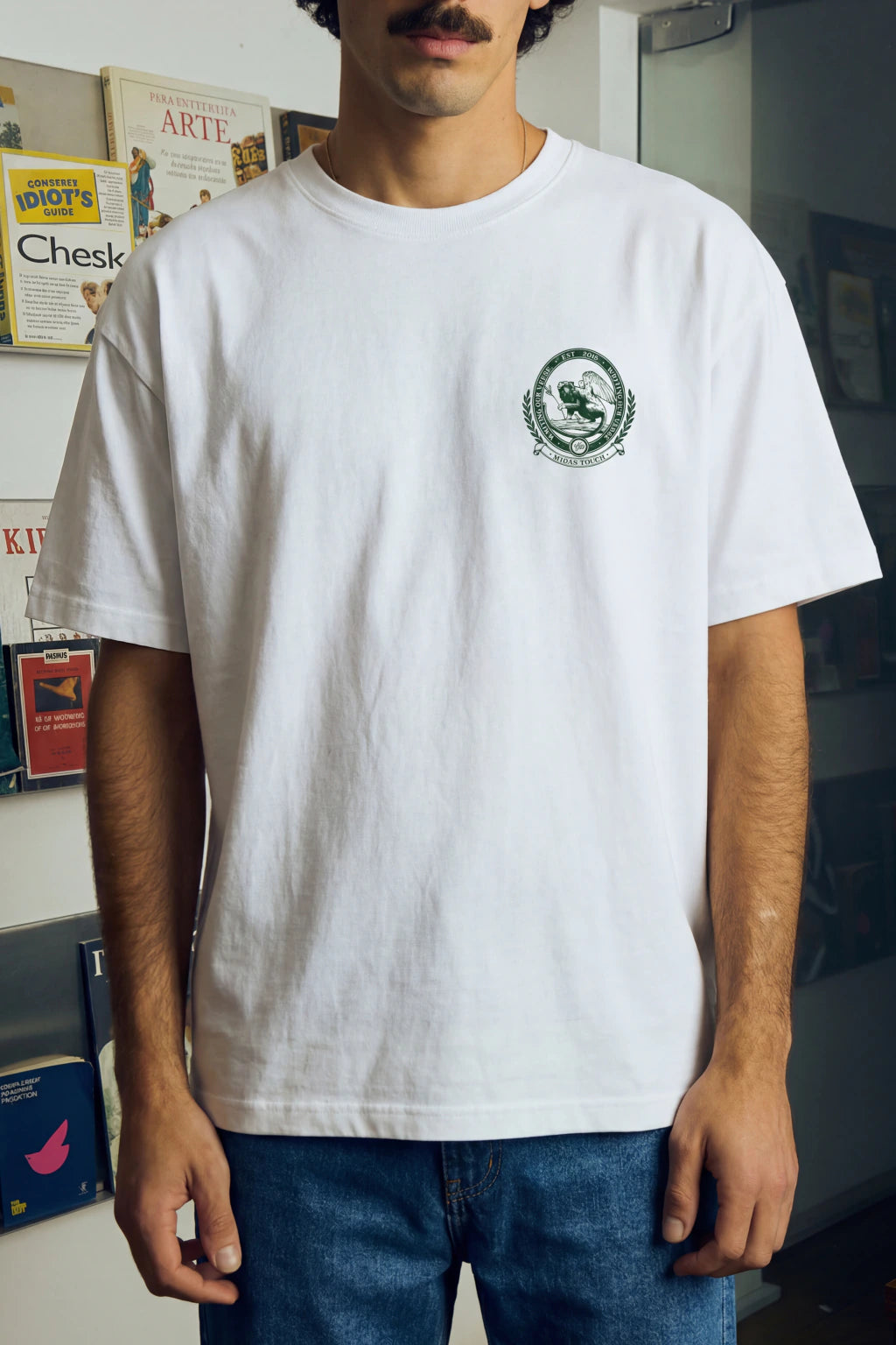 Camisa Midas Badge White