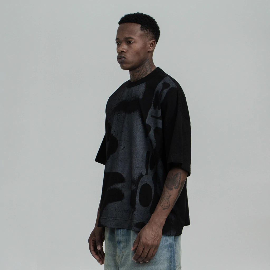 Camisa Take Off Boxy Codes Black