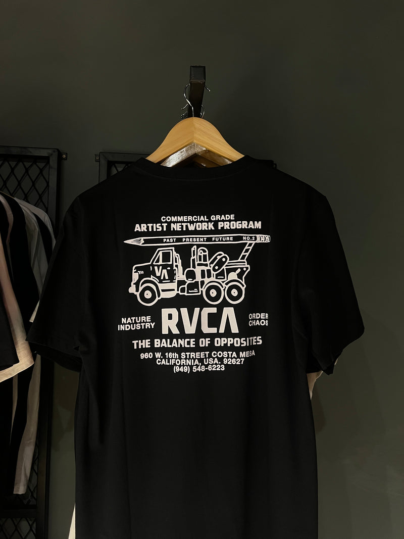 CAMISA RVCA COMMERCIAL BLACK