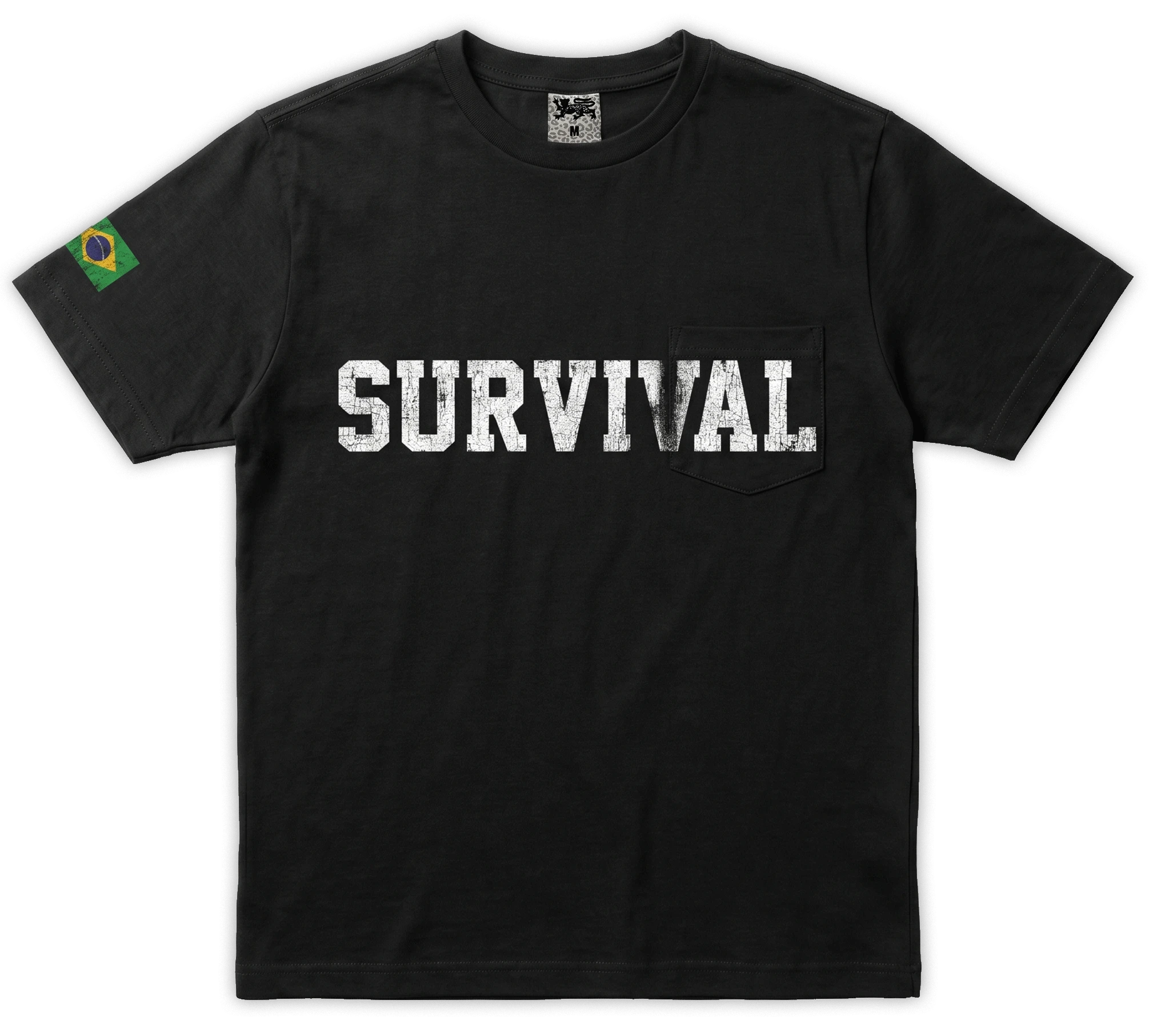 CAMISA SURVIVAL GUERRA POCKET BLACK