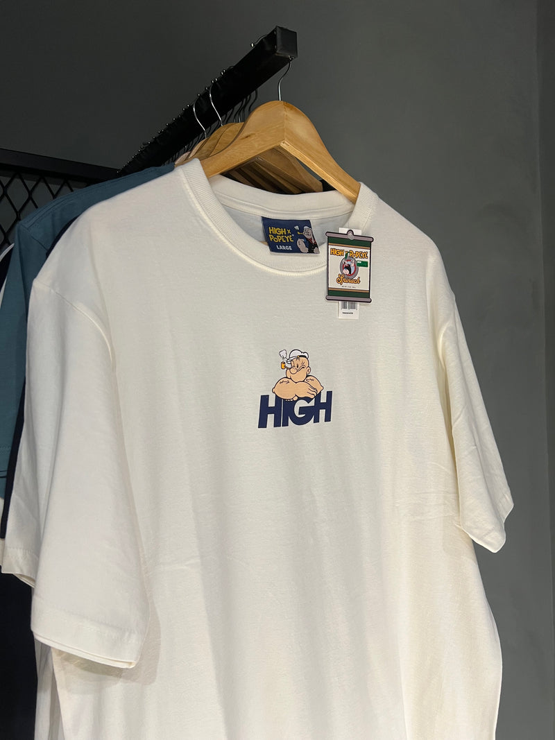 CAMISA HIGH x POPEYE LOGO WHITE