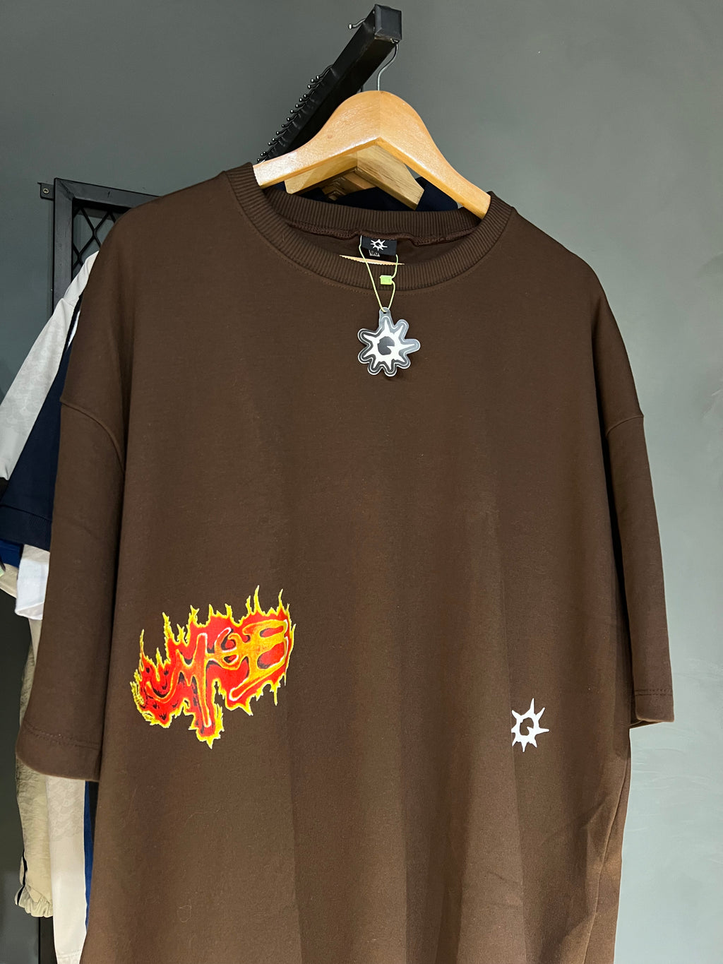 CAMISA MOB FIRE MARROM