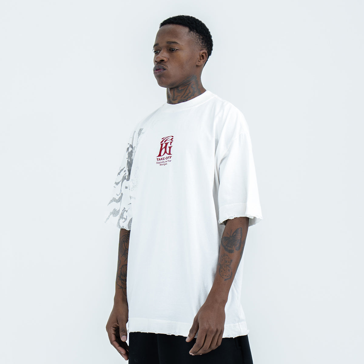 CAMISA TAKE OFF x BORGES SIGNATURE WHITE