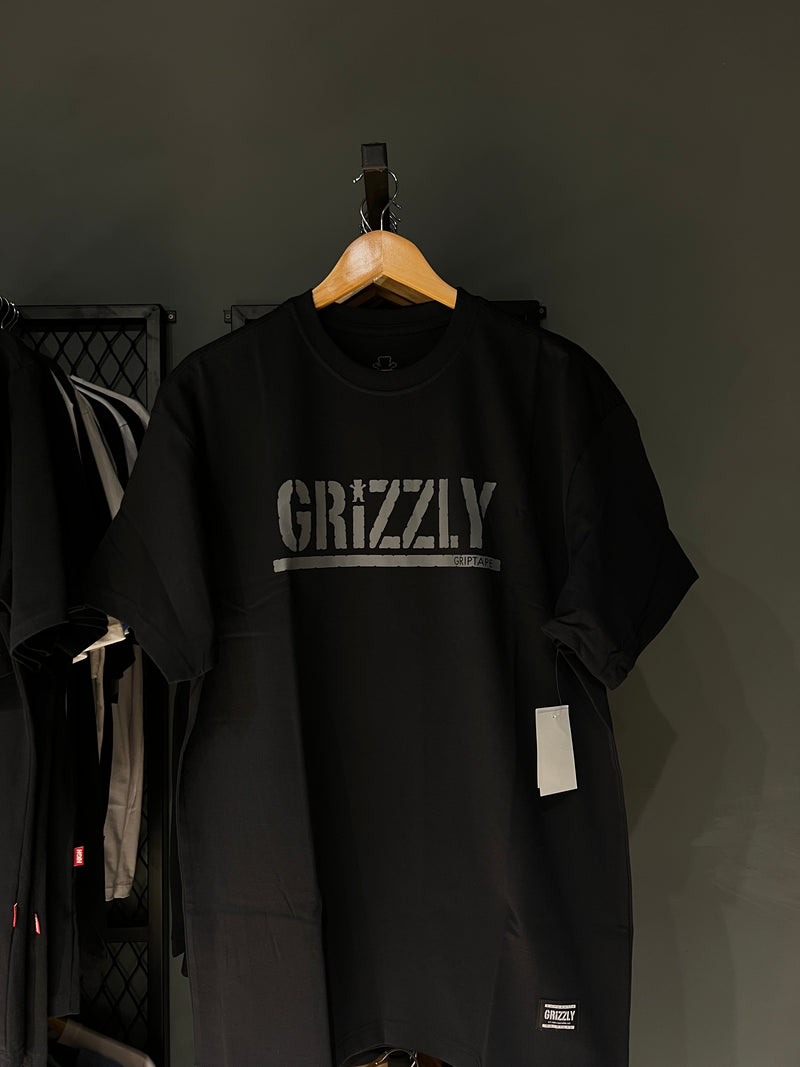 CAMISA GRIZZLY STAMP BLACK