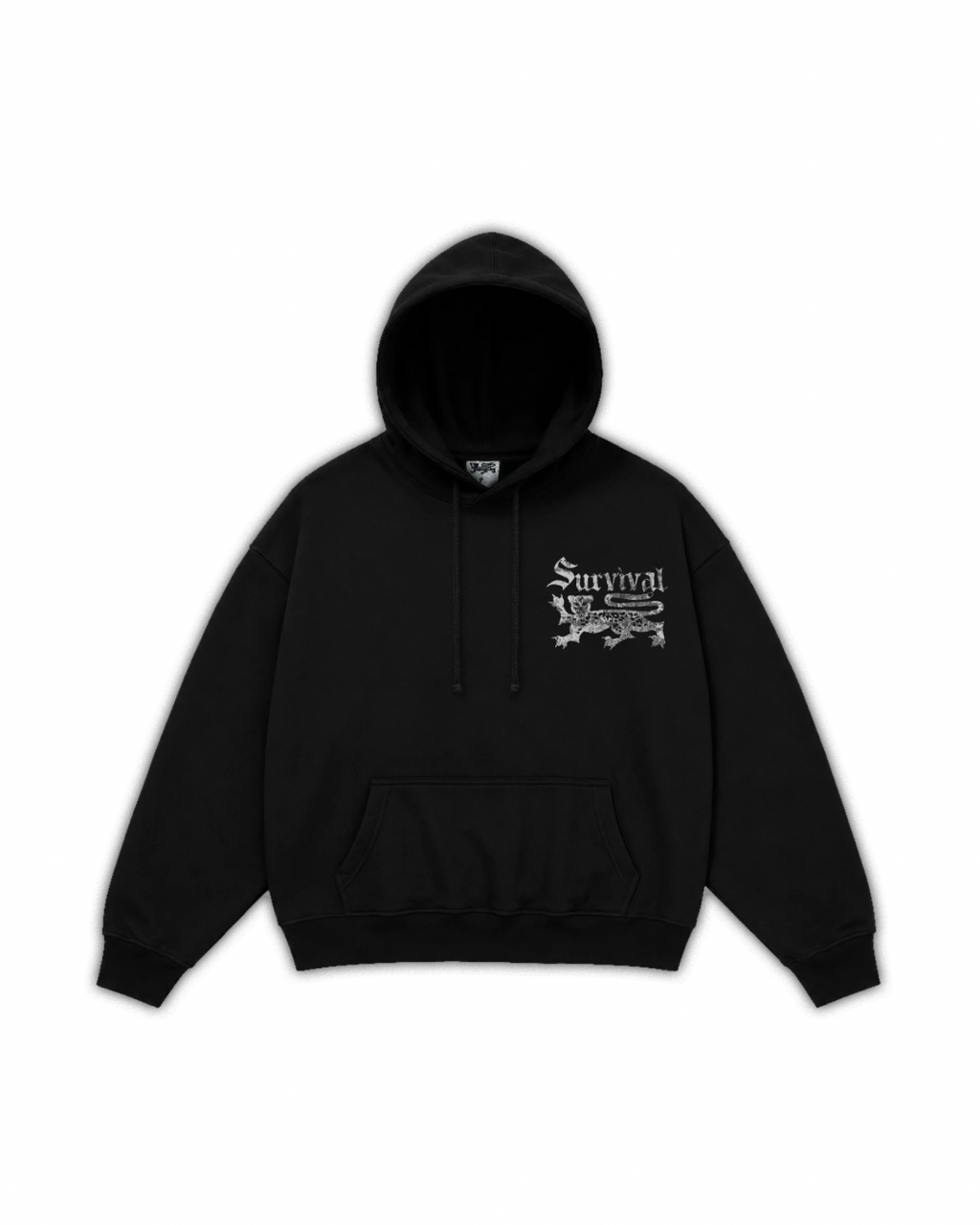 MOLETOM SURVIVAL LOGO BLACK