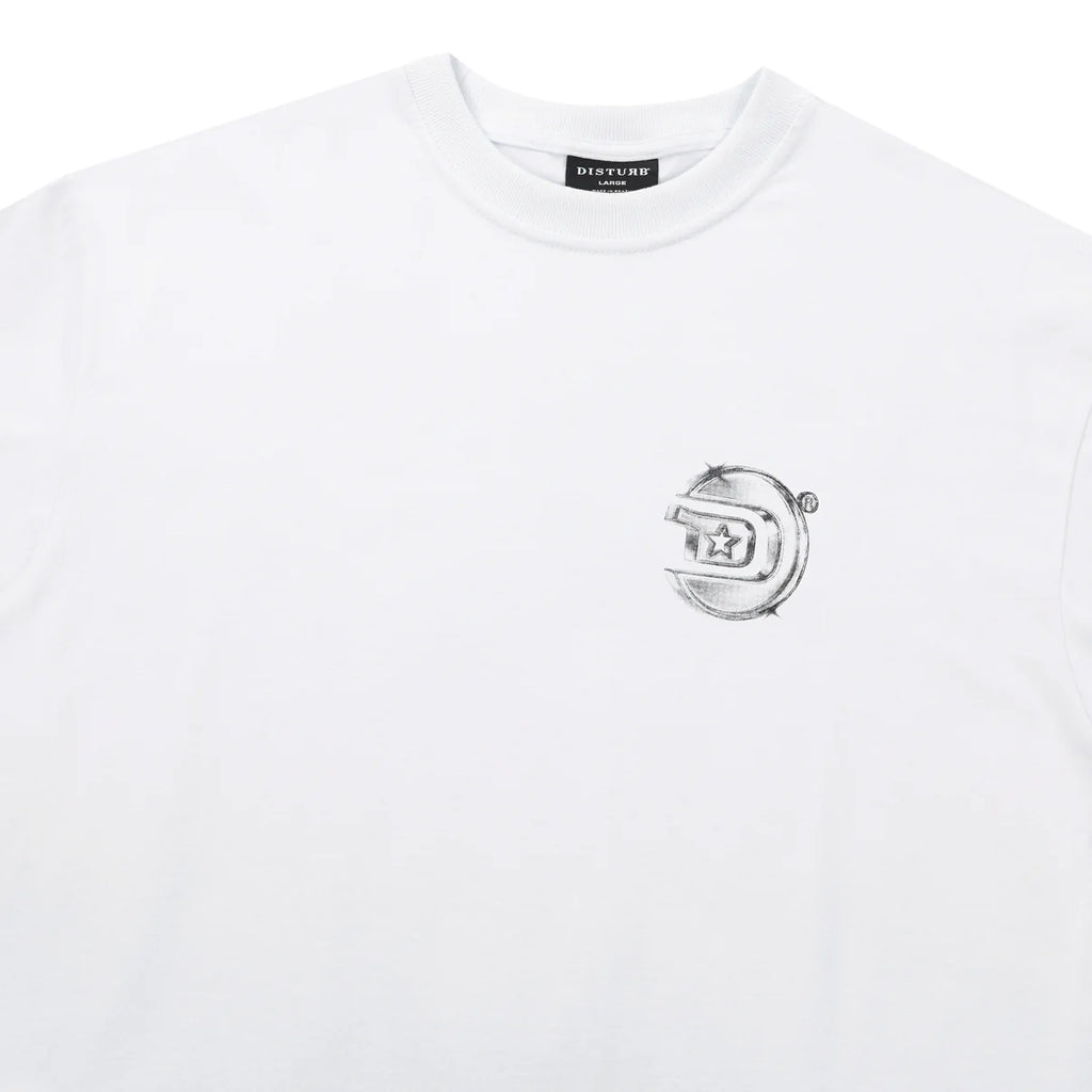 CAMISA DISTURB PLATINUM WHITE