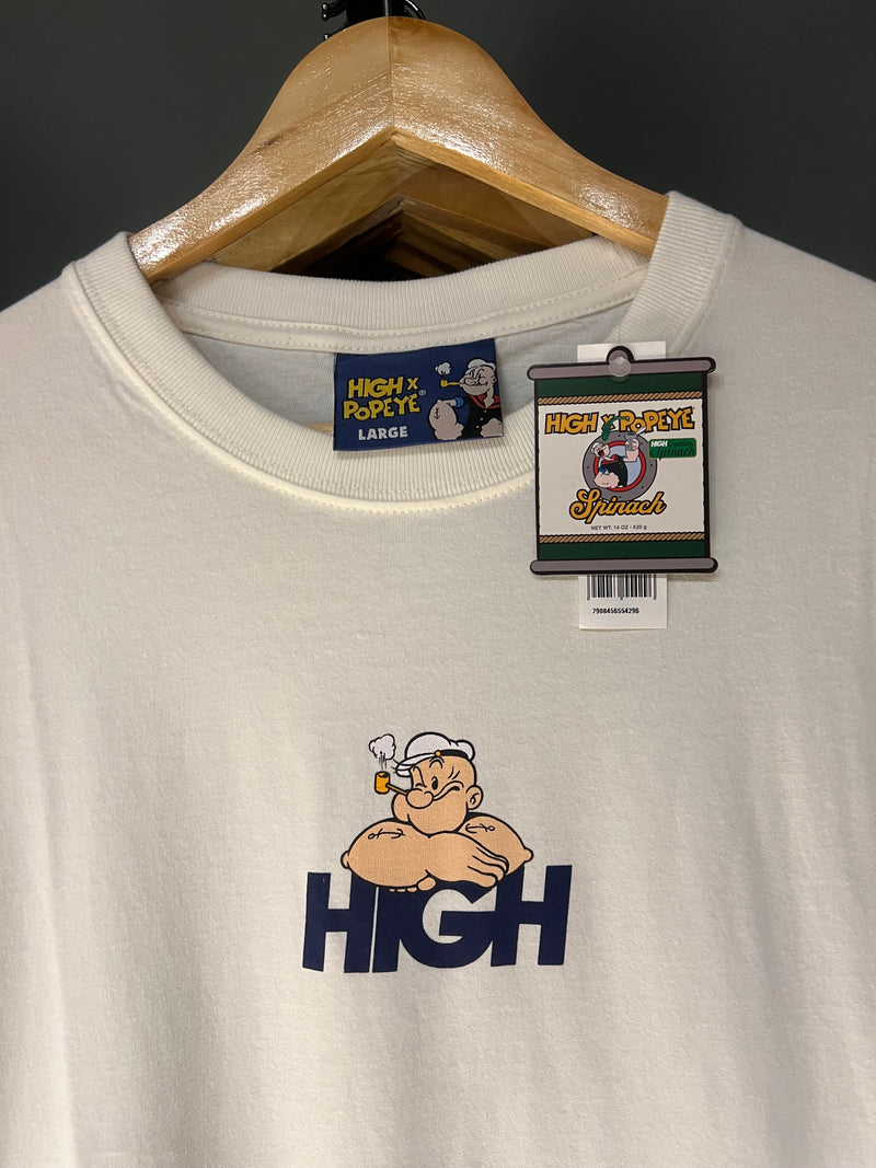 CAMISA HIGH x POPEYE LOGO WHITE