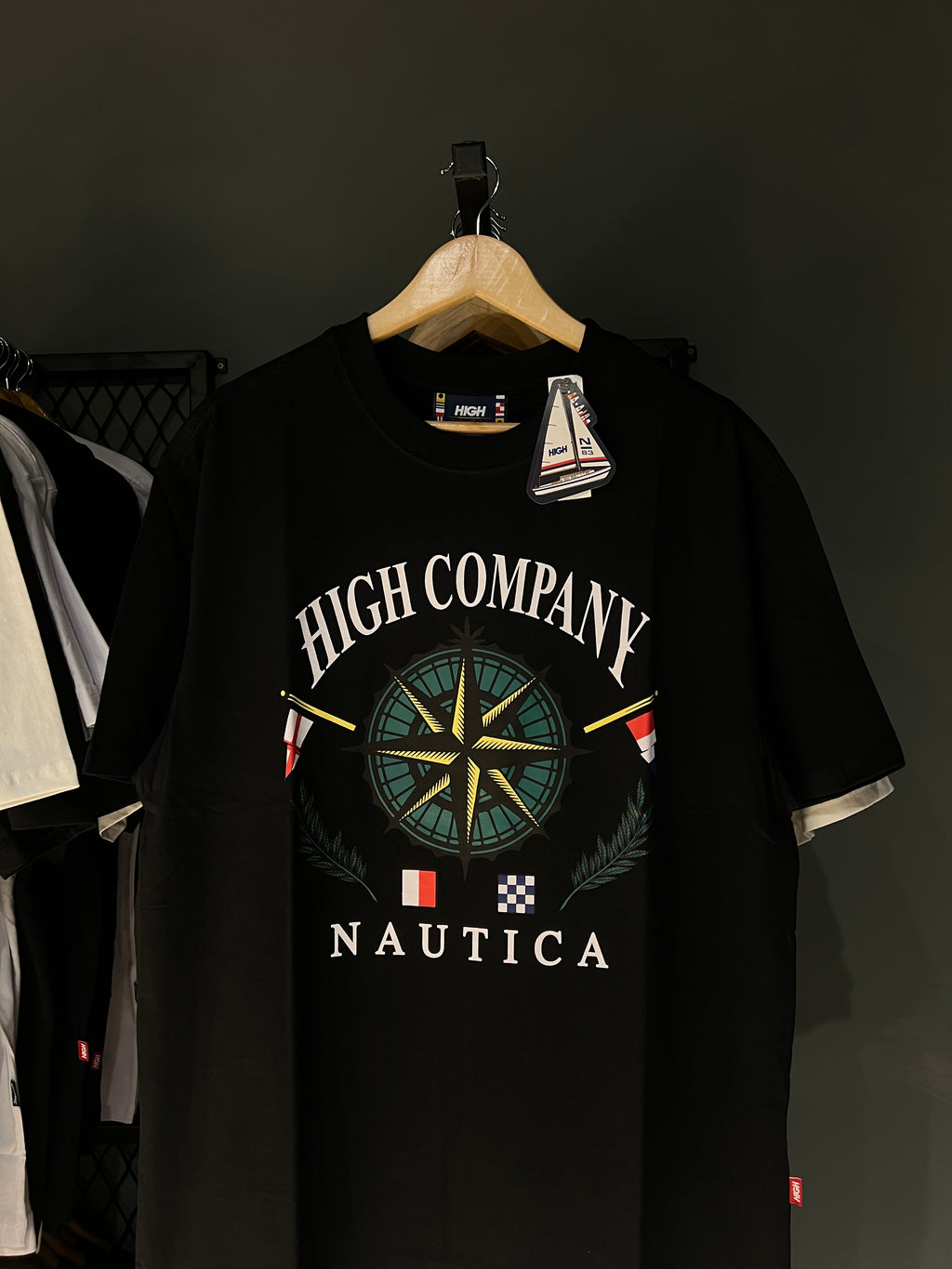 CAMISA HIGH x NAUTICA COMPASS BLACK
