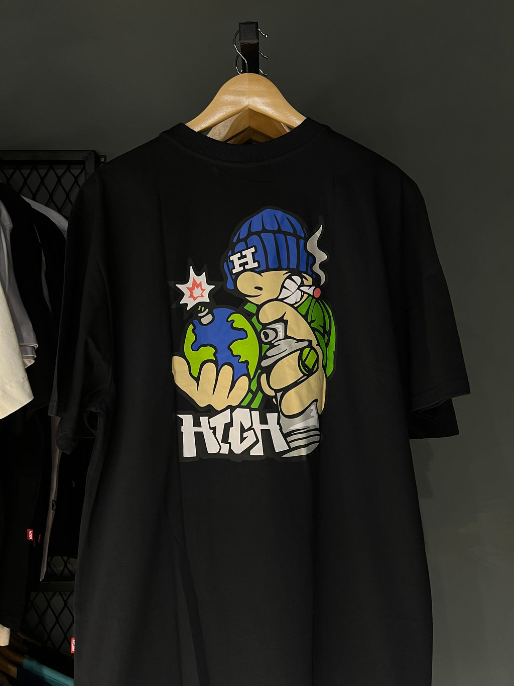 CAMISA HIGH REBEL BLACK