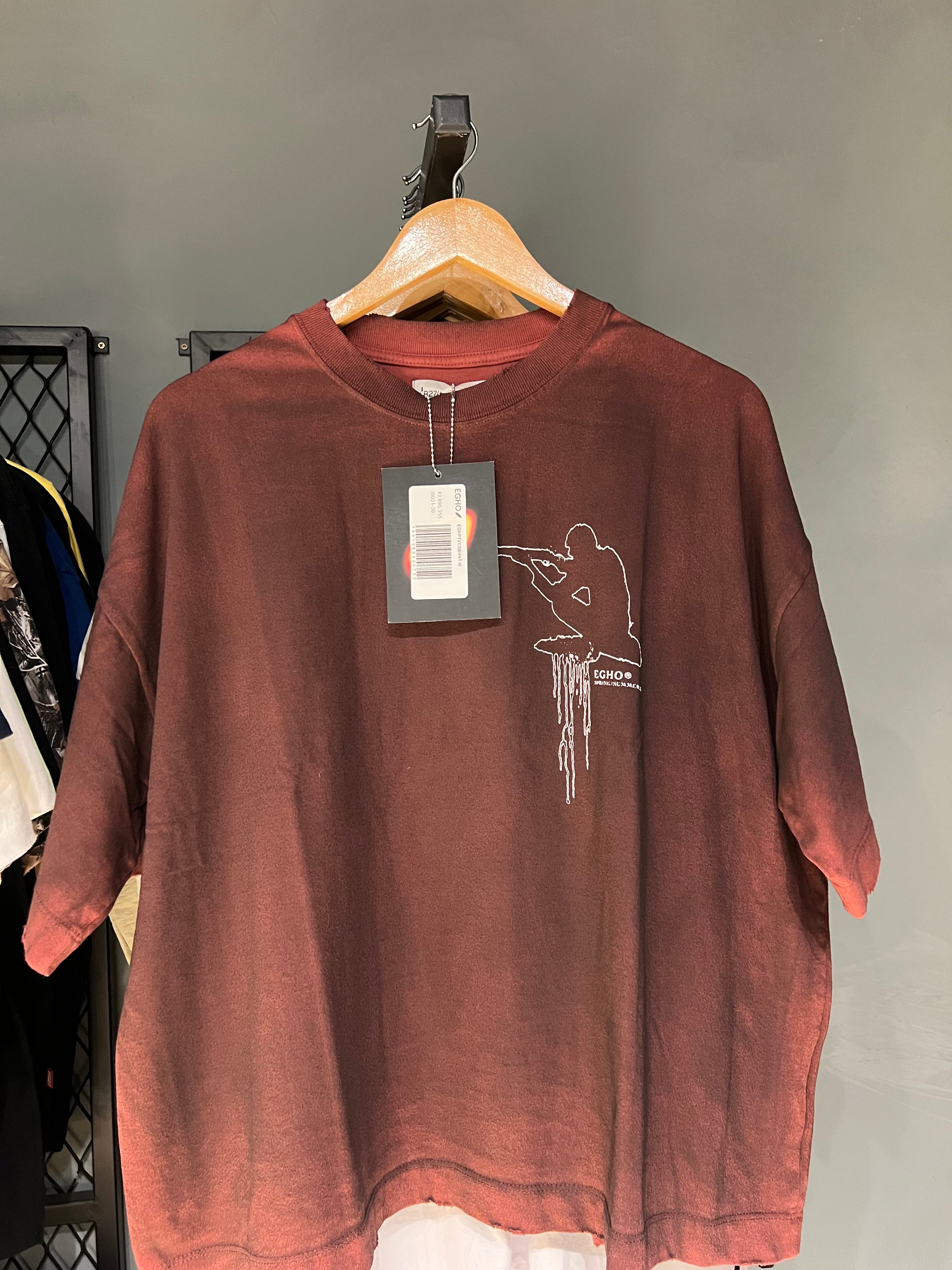 CAMISA EGHO HUNTER BOXY VINHO