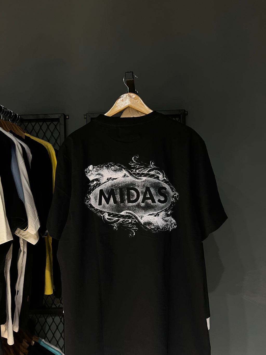 CAMISA MIDAS SCULPTURE BLACK