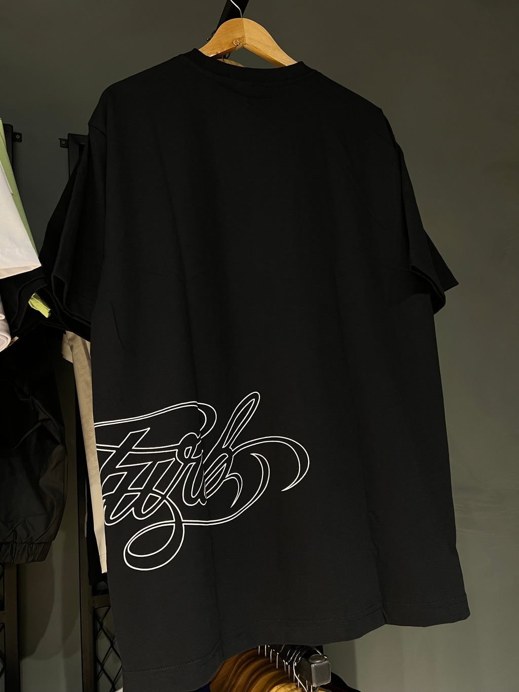 CAMISA DISTURB SCRIPT BLACK