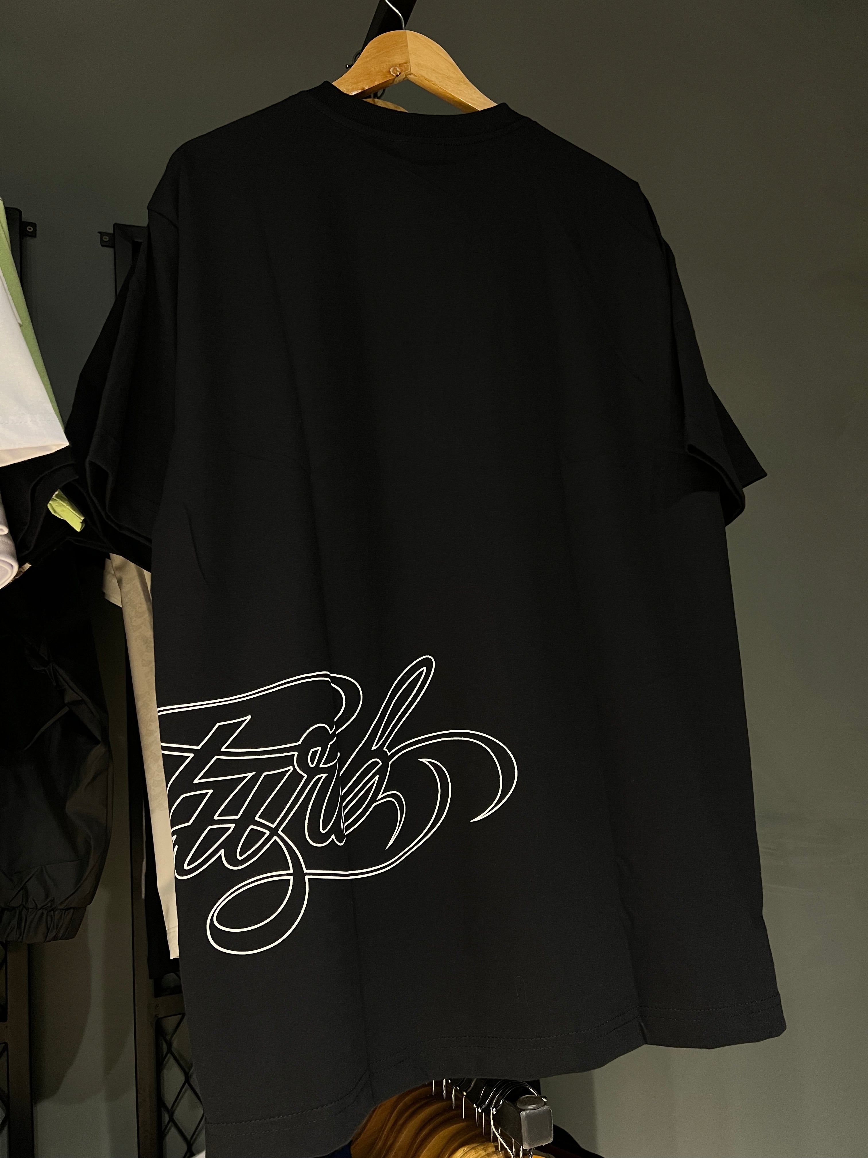 CAMISA DISTURB SCRIPT BLACK