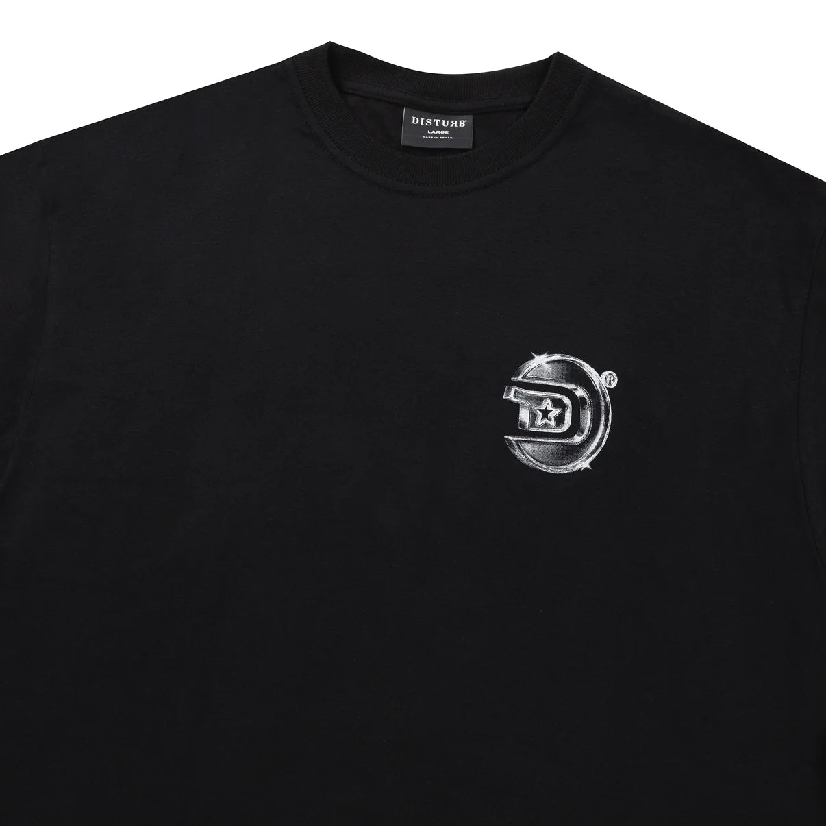 CAMISA DISTURB PLATINUM BLACK