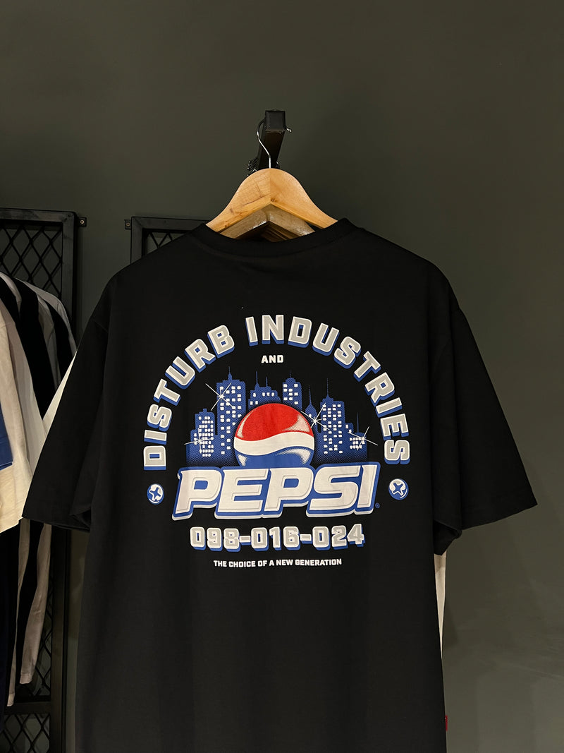 CAMISA DISTURB x PEPSI BLACK