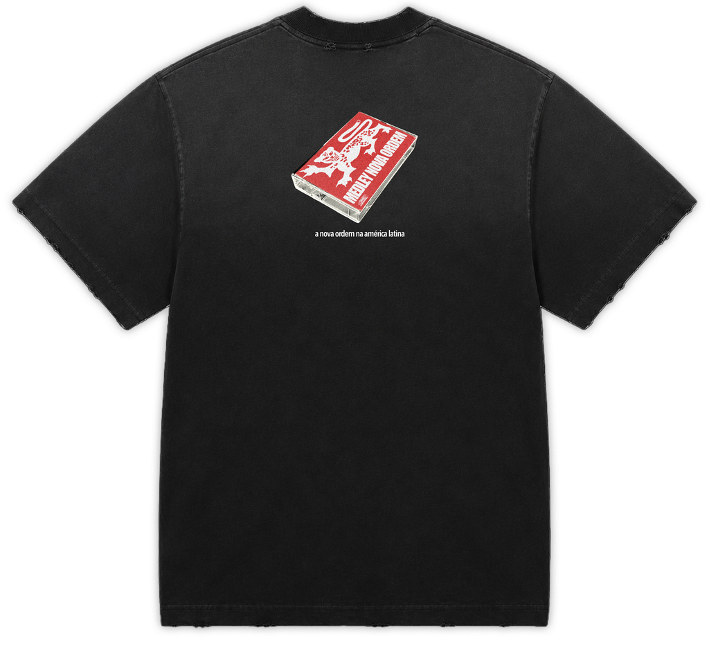 CAMISA SURVIVAL FITA ONÇA PRETO ESTONADO