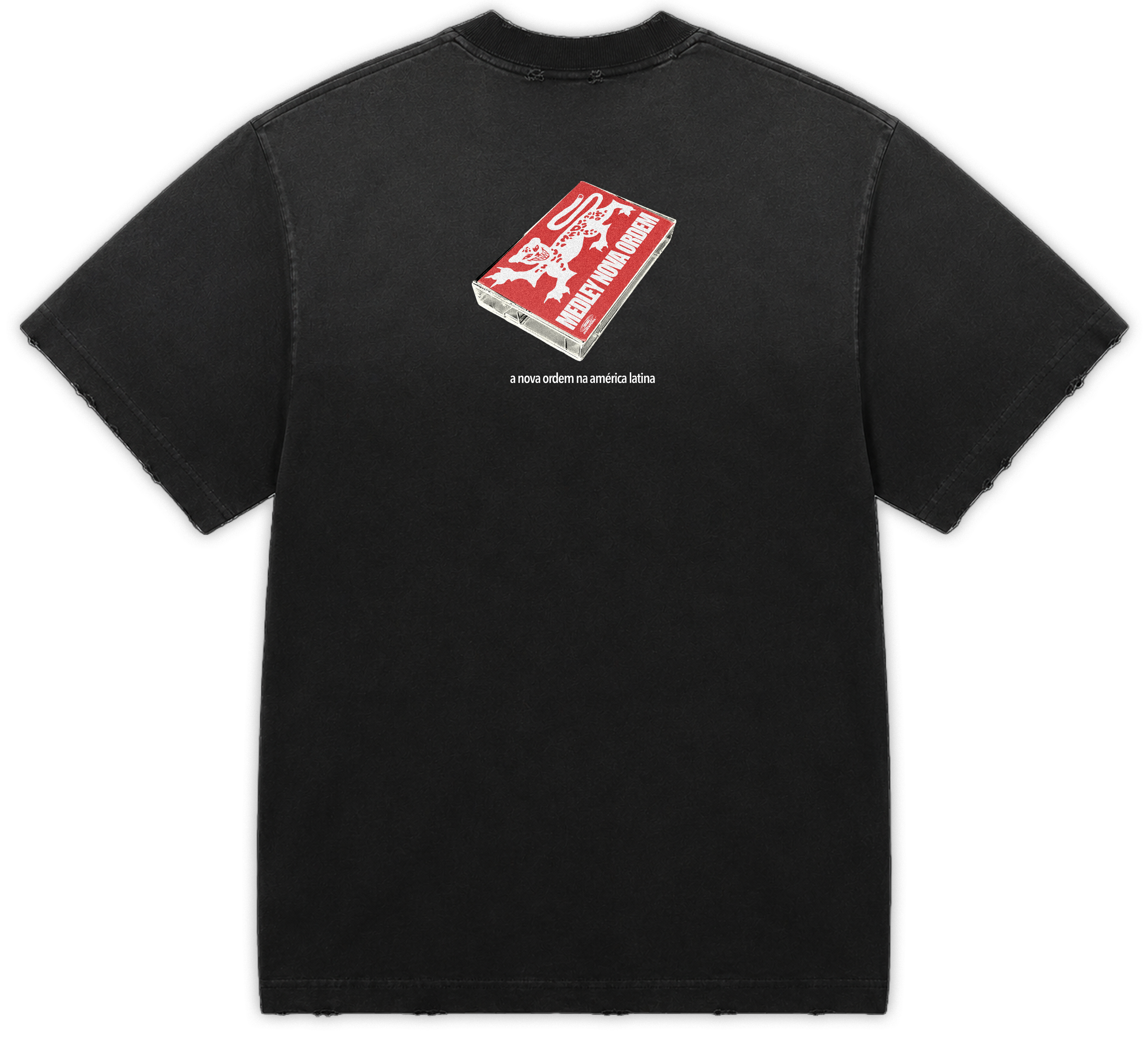CAMISA SURVIVAL FITA ONÇA PRETO ESTONADO