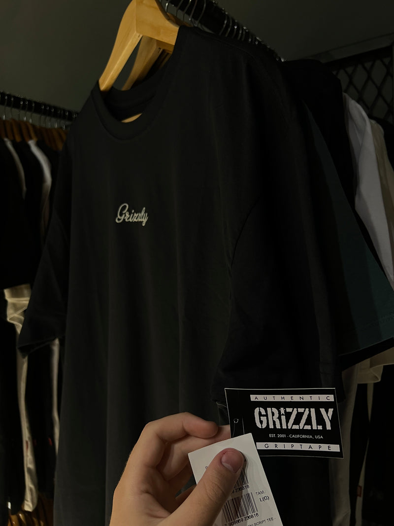 CAMISA GRIZZLY SCRIPT BLACK