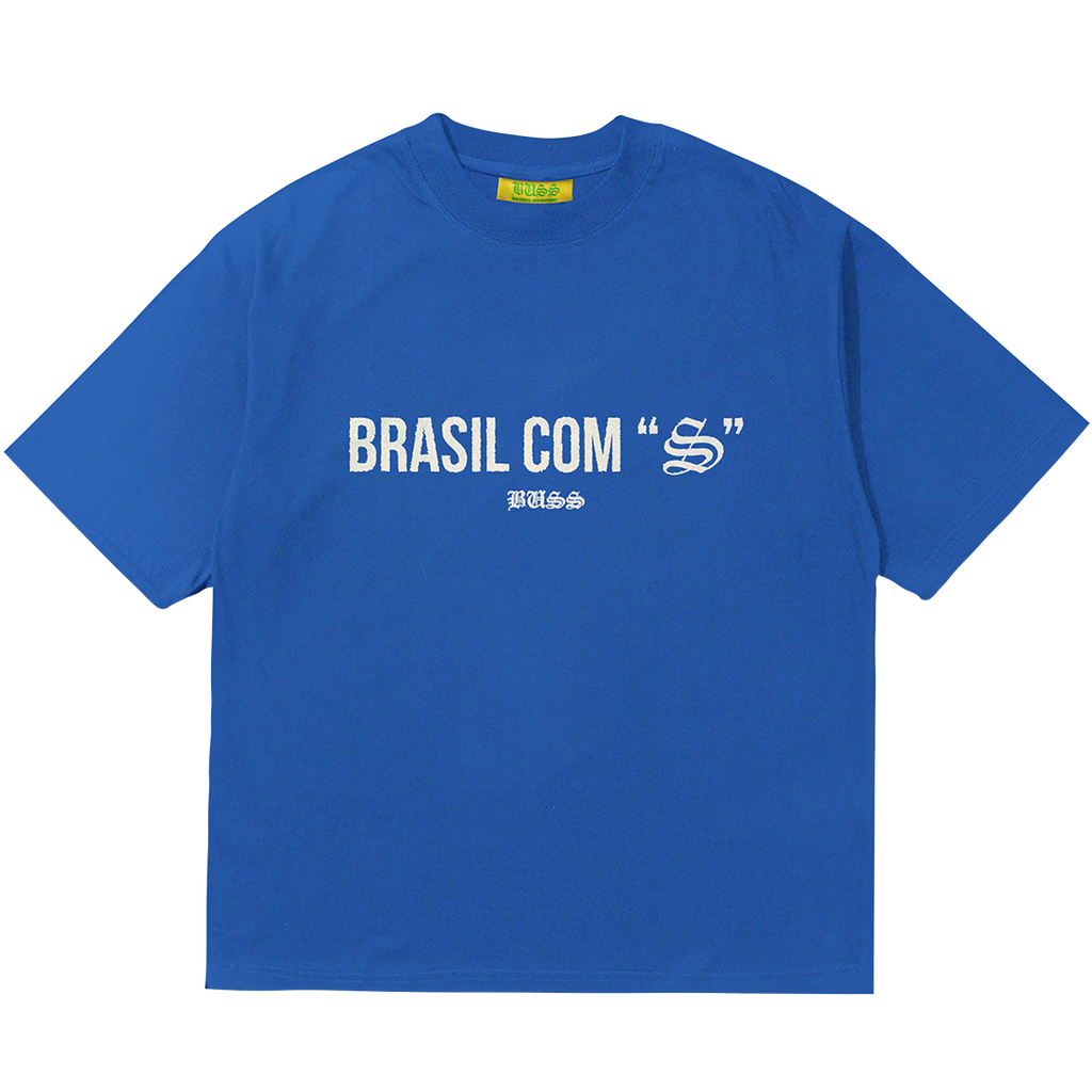 CAMISA BUSS BRASIL S AZUL