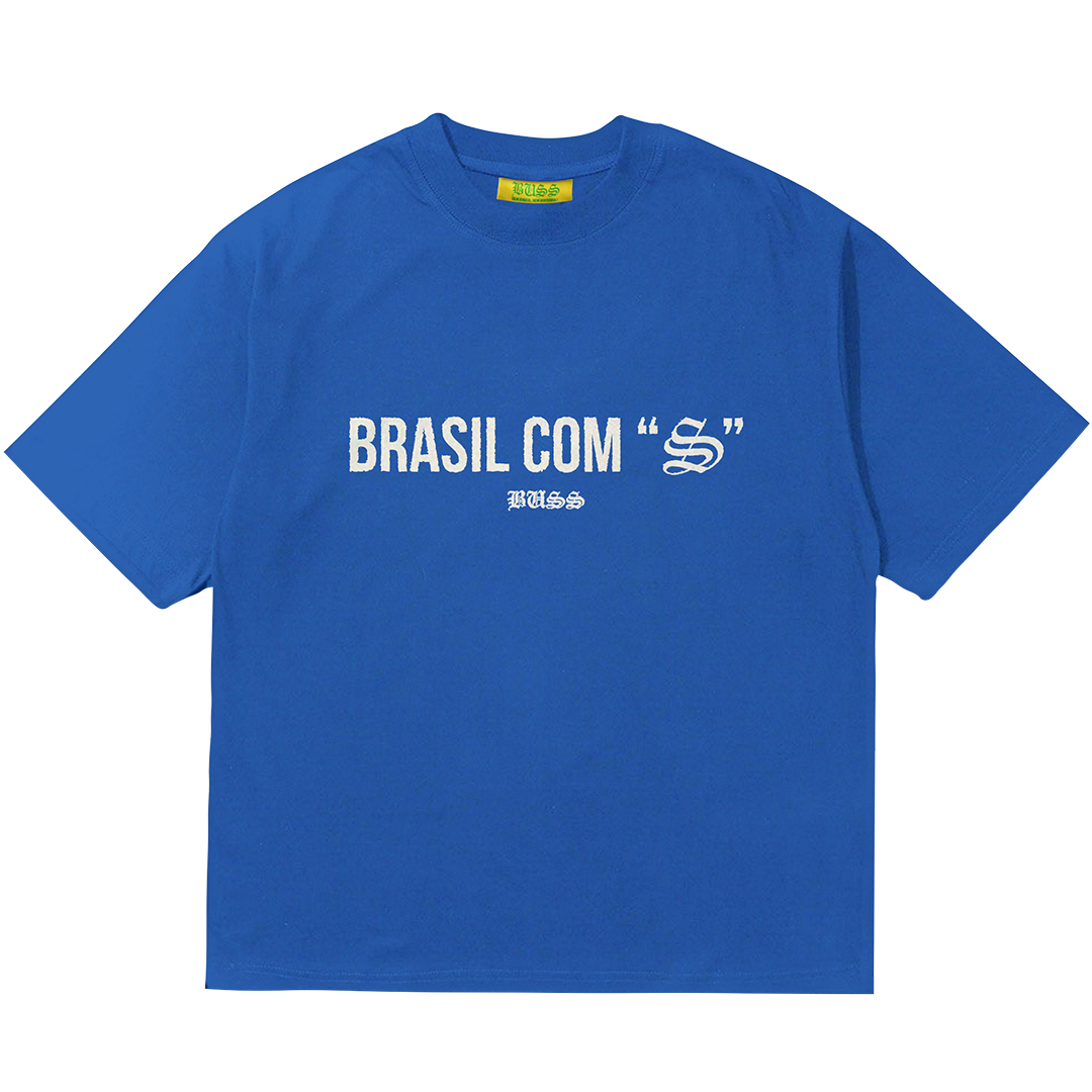 CAMISA BUSS BRASIL S AZUL