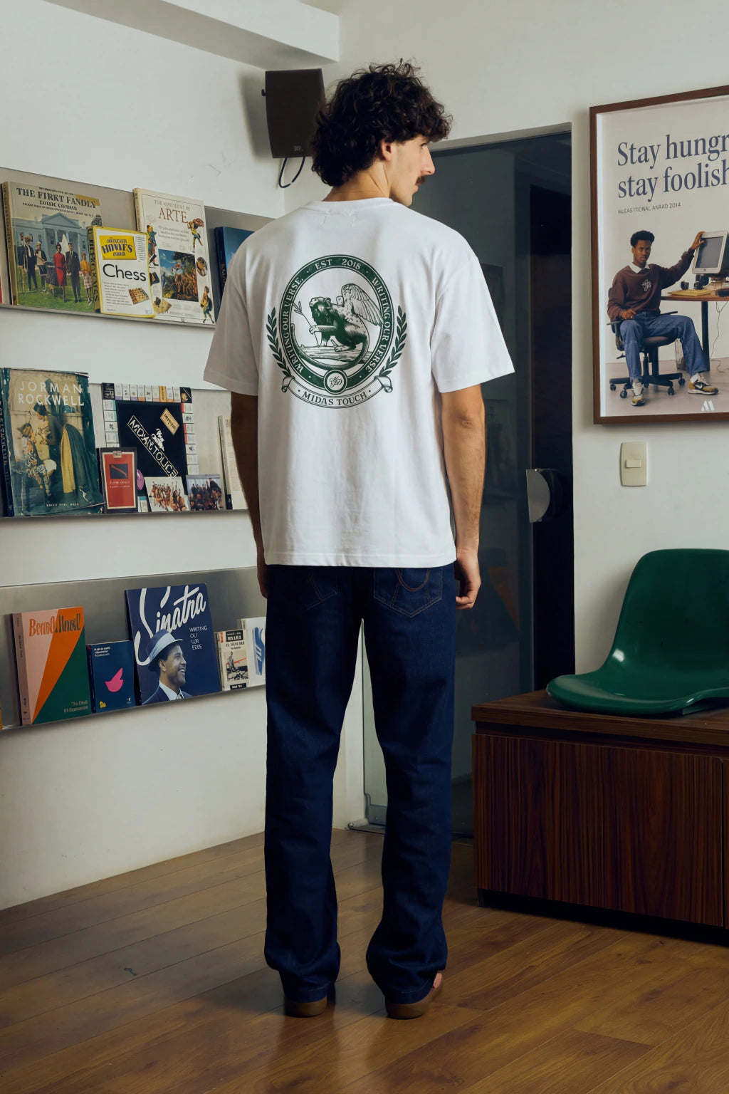 Camisa Midas Badge White
