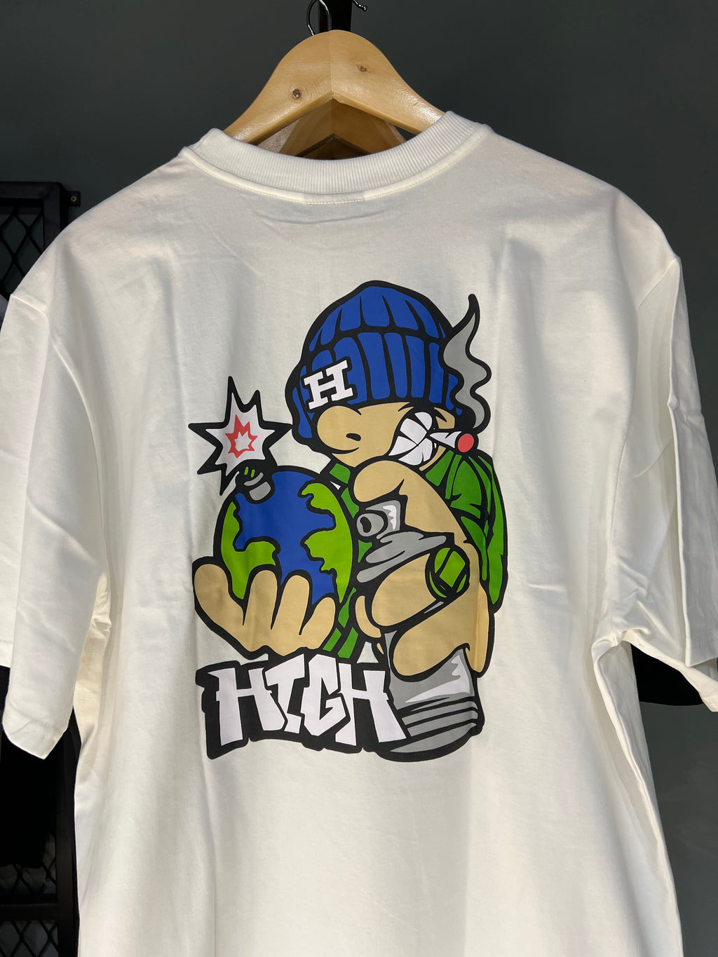 CAMISA HIGH REBEL WHITE