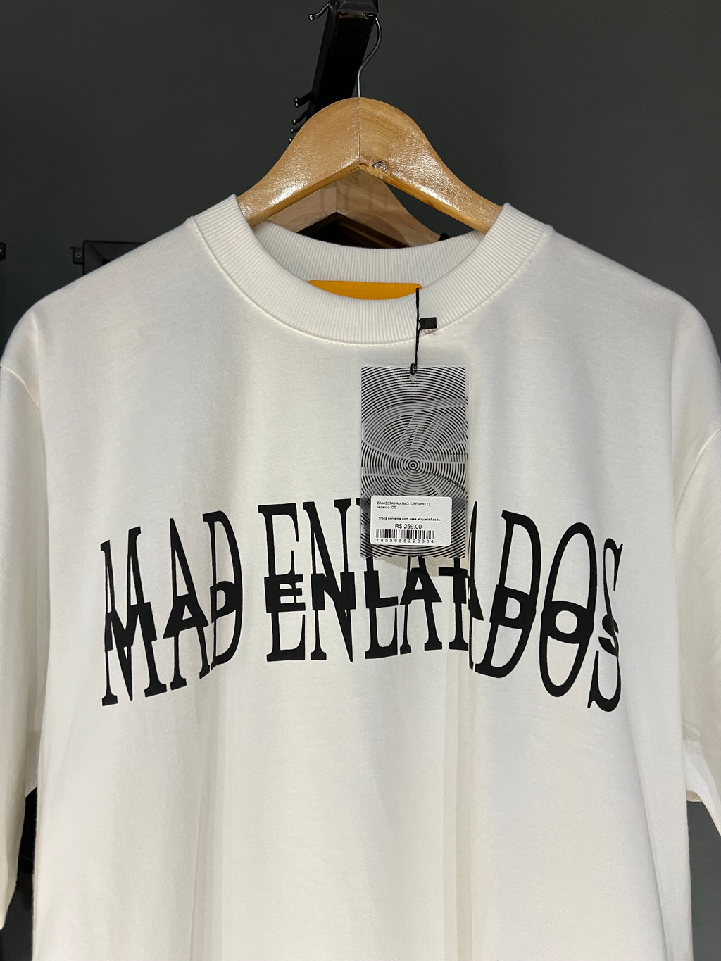 CAMISA I AM MAD WHITE