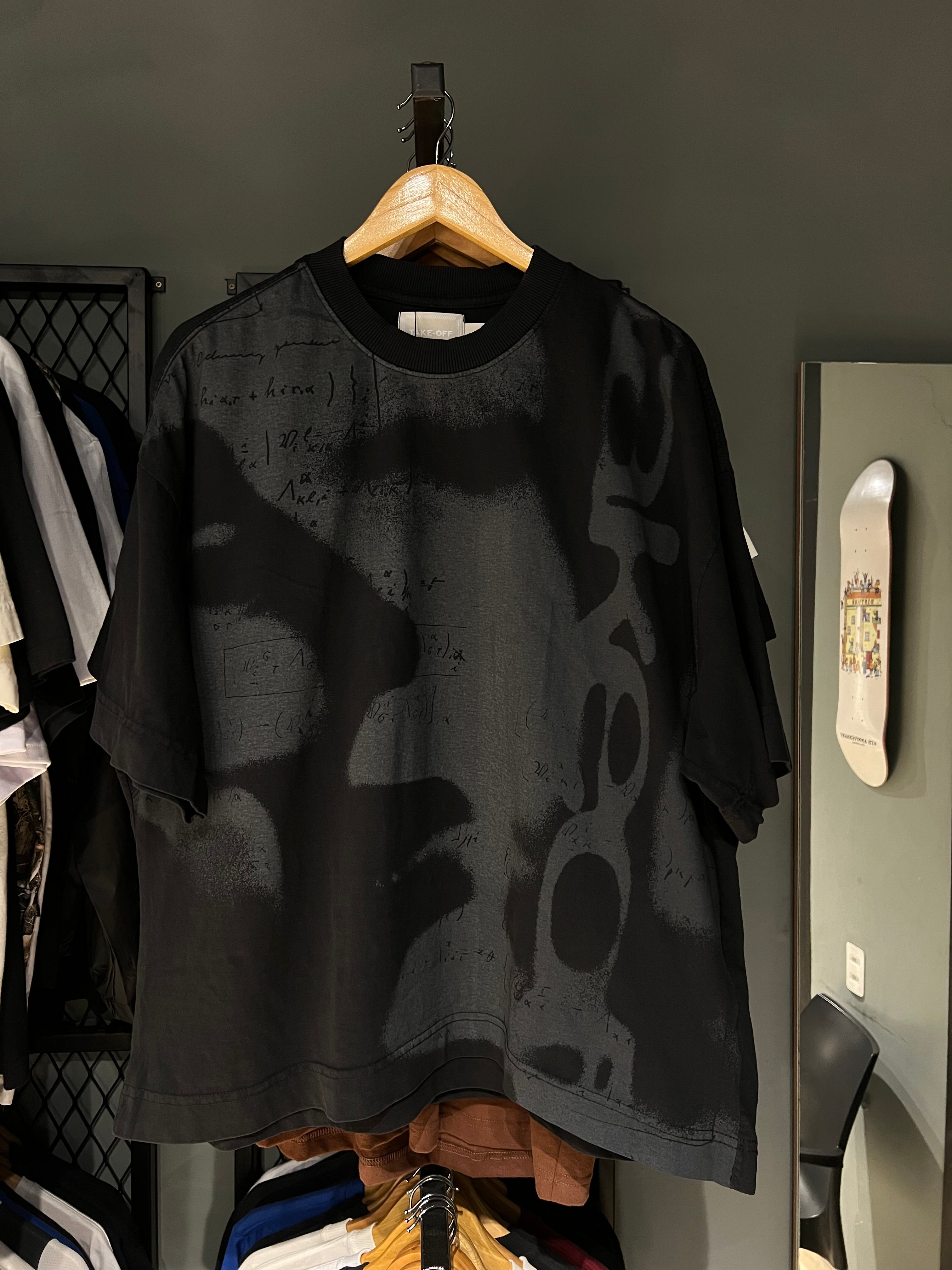 Camisa Take Off Boxy Codes Black
