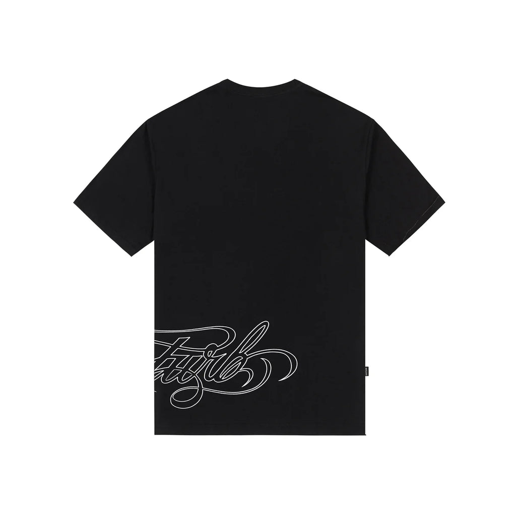 CAMISA DISTURB SCRIPT BLACK