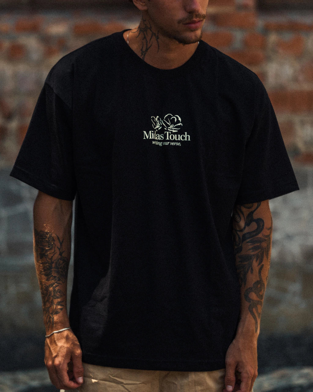 CAMISA MIDAS GARDEN BLACK