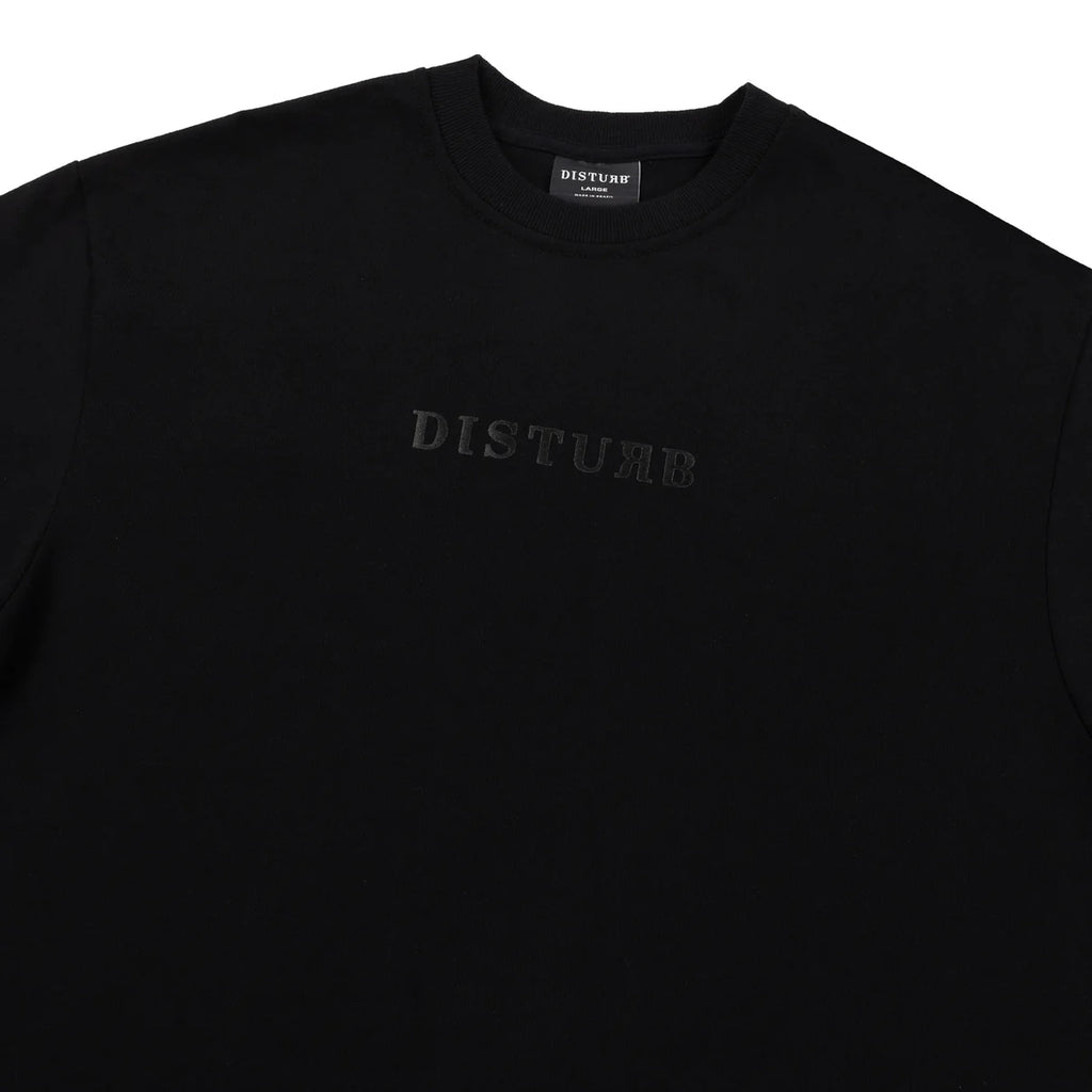 CAMISA DISTURB LOGO BLACK