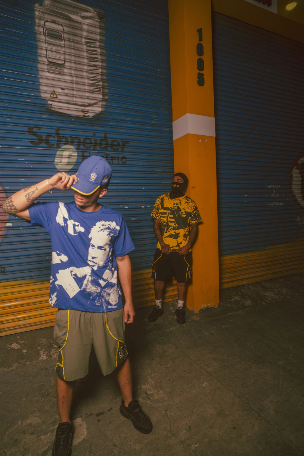 CAMISA BUSS NEY MÍDIA AZUL