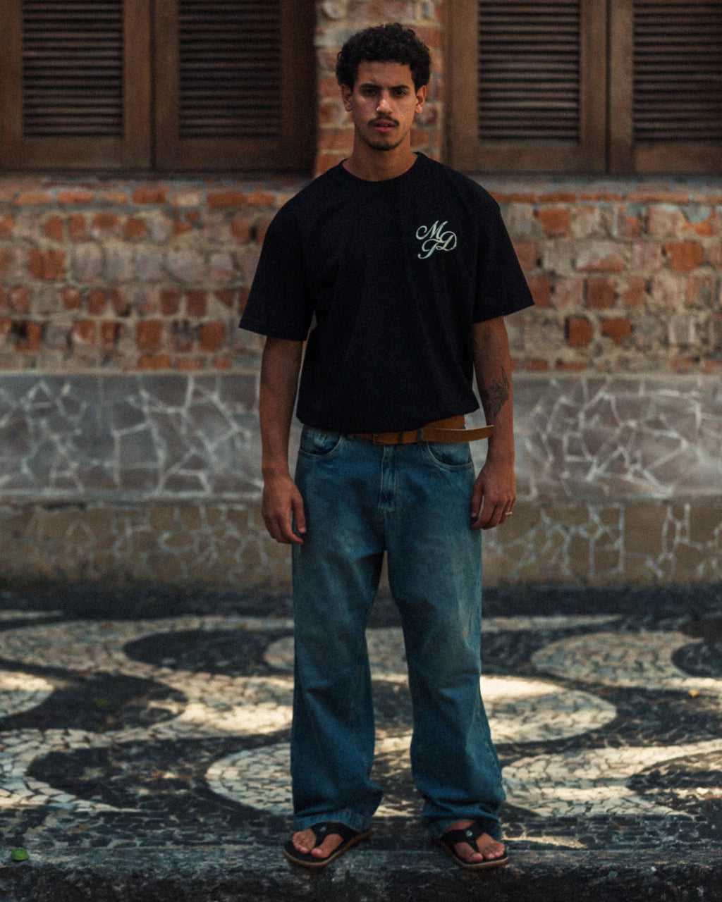 CAMISA MIDAS STAMP BLACK