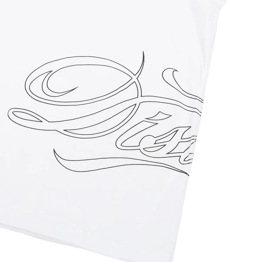 CAMISA DISTURB SCRIPT WHITE