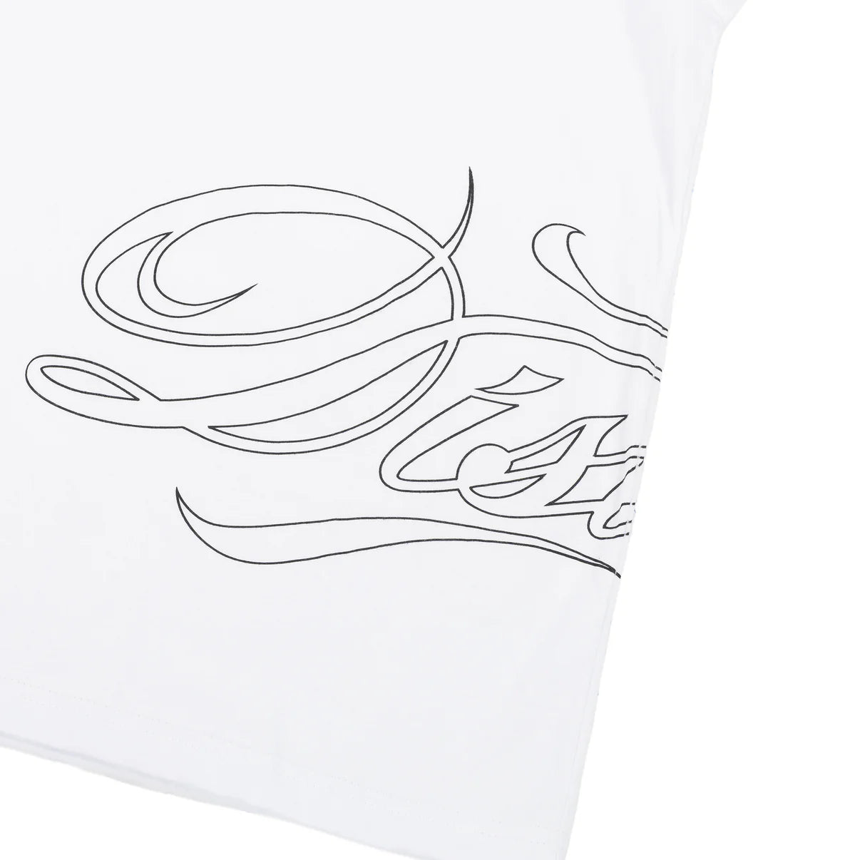 CAMISA DISTURB SCRIPT WHITE