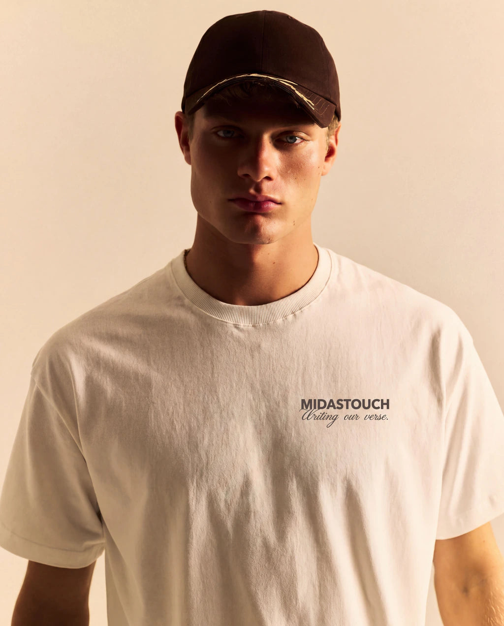 Camisa Midas Basic Writing White