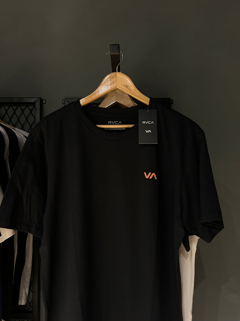 CAMISA RVCA LOGO BLACK