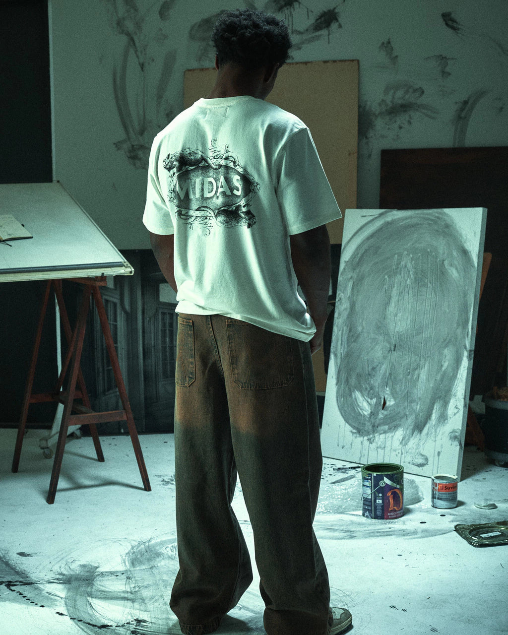 CAMISA MIDAS SCULPTURE WHITE