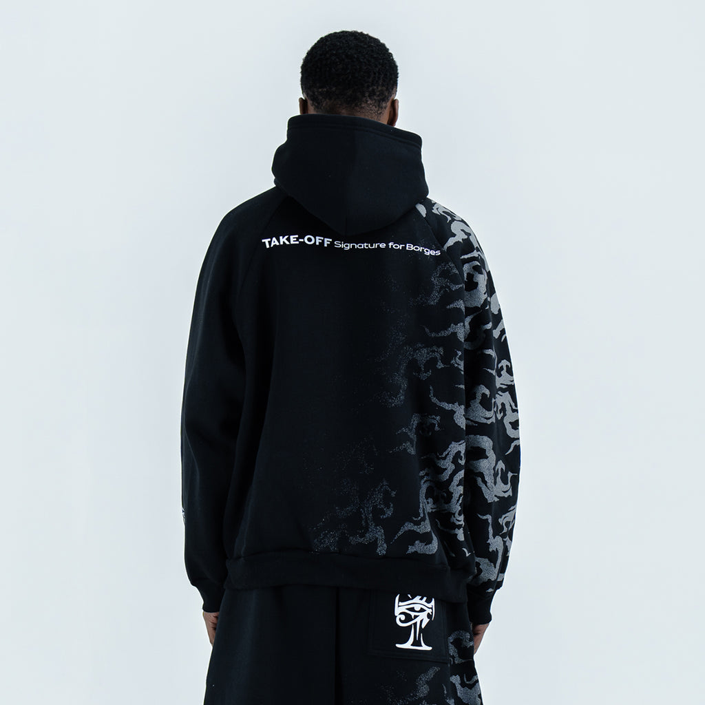 MOLETOM TAKE OFF x BORGES SIGNATURE BLACK