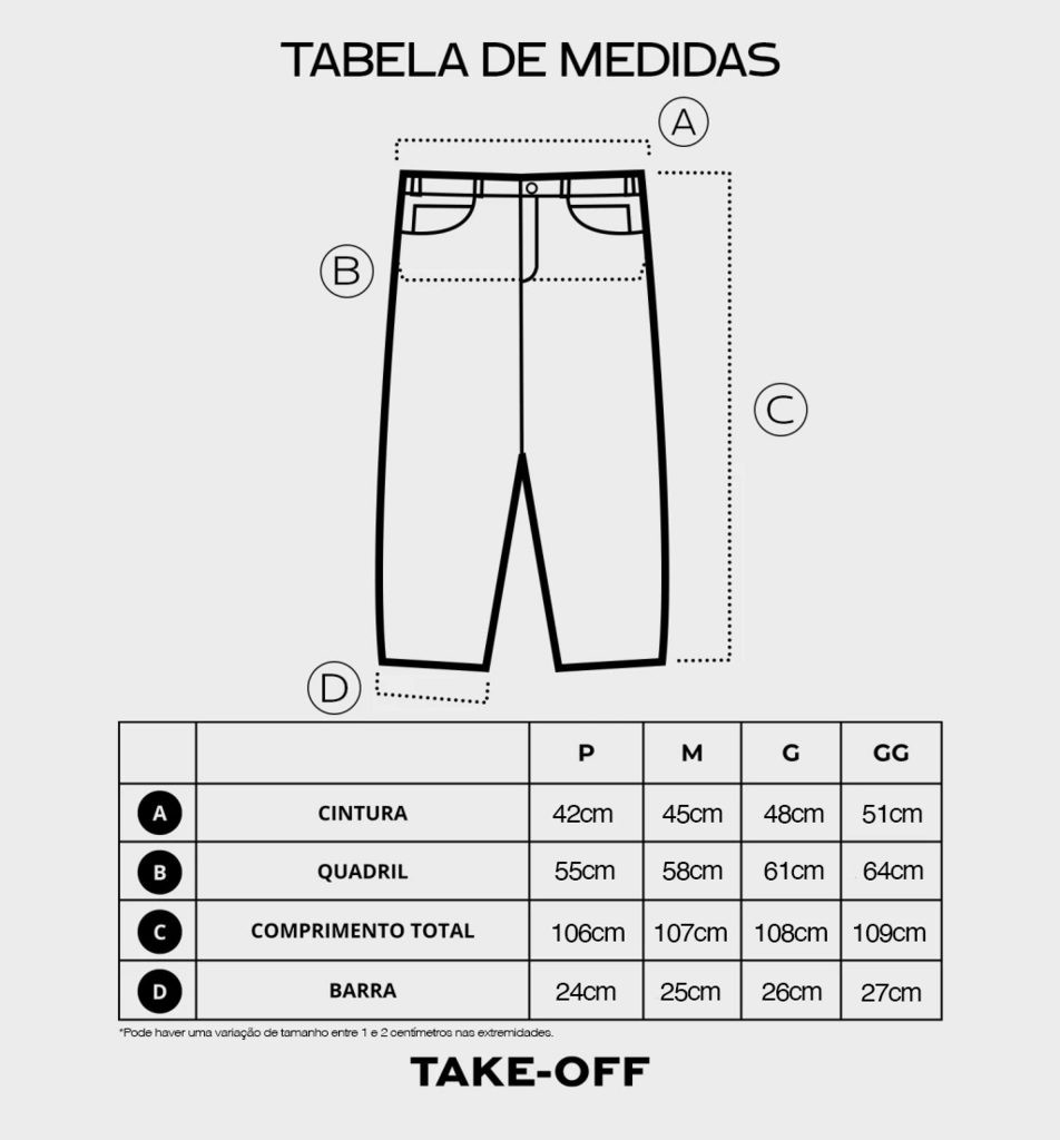 Calça Jeans Take Off Black Loose