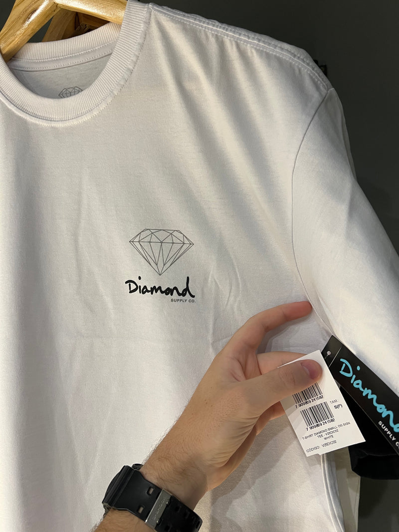 CAMISA DIAMOND SIGN WHITE