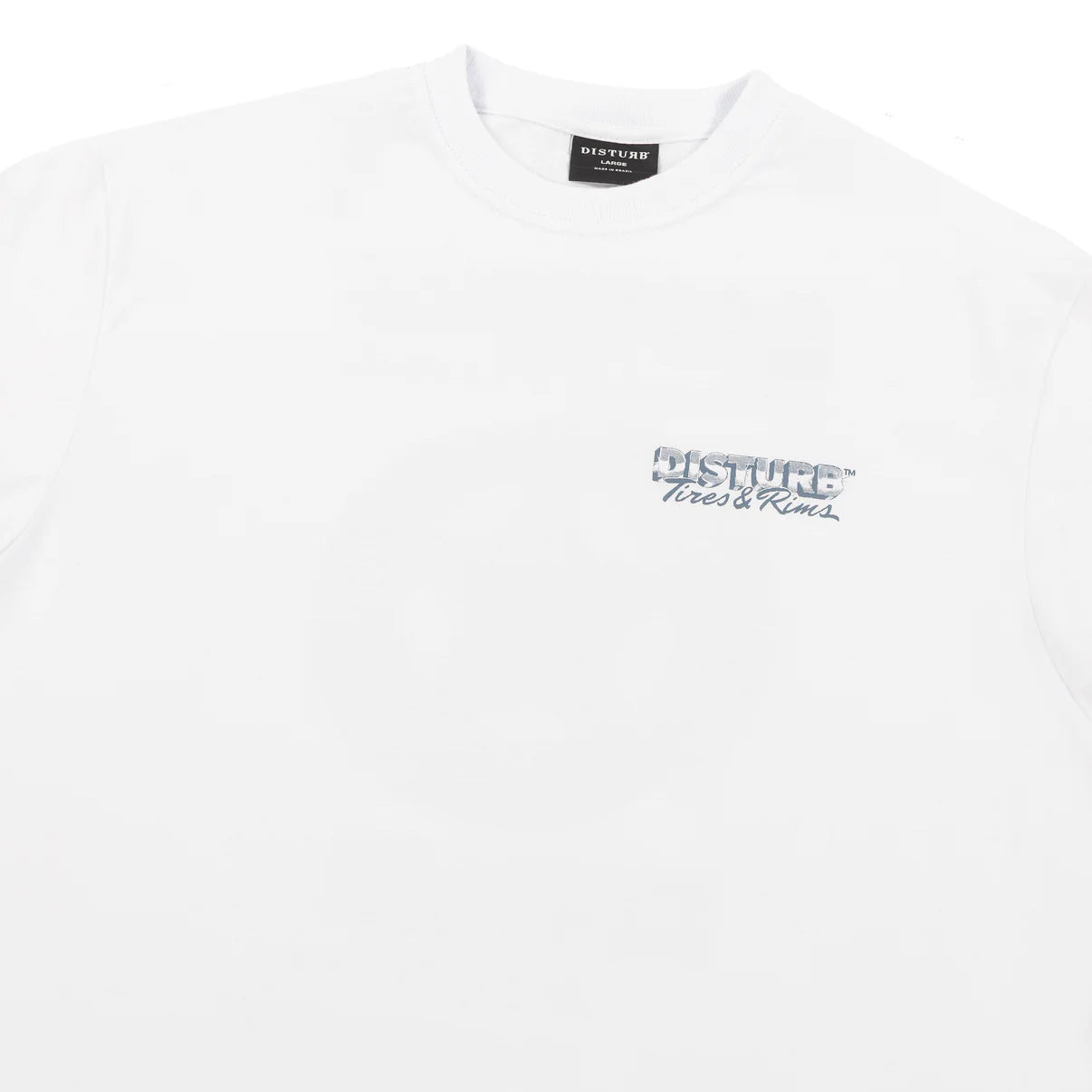 CAMISA DISTURB TIRES WHITE