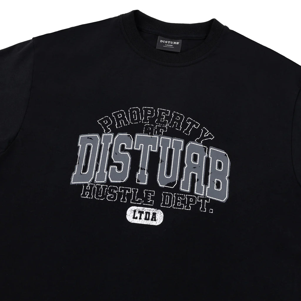CAMISA DISTURB HUSTLE BLACK