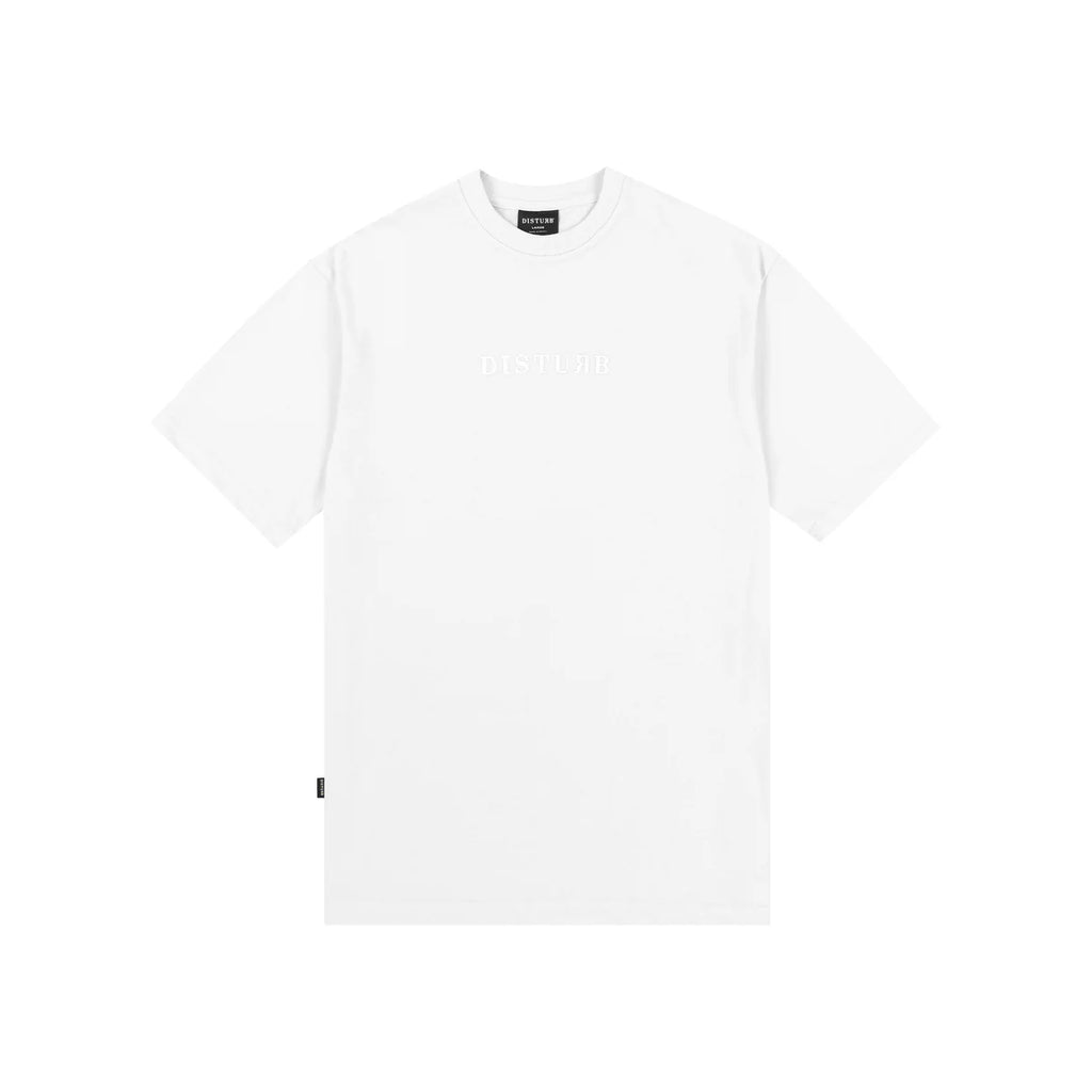 CAMISA DISTURB LOGO WHITE