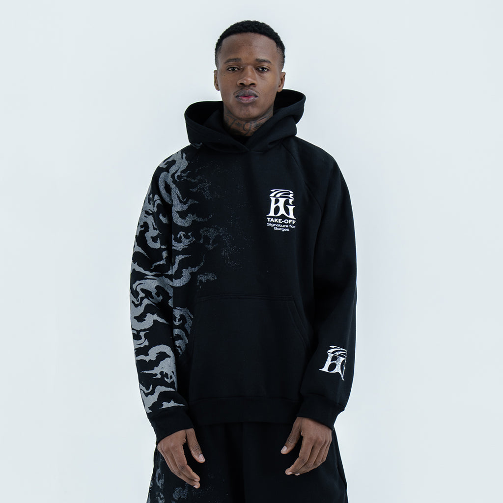 MOLETOM TAKE OFF x BORGES SIGNATURE BLACK