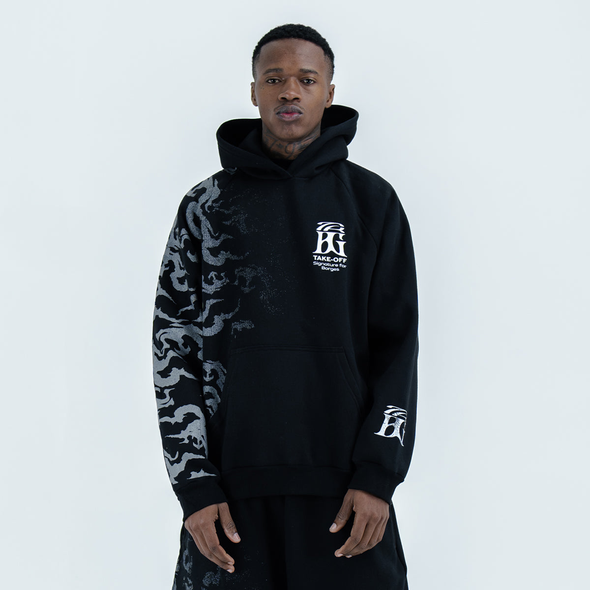 MOLETOM TAKE OFF x BORGES SIGNATURE BLACK