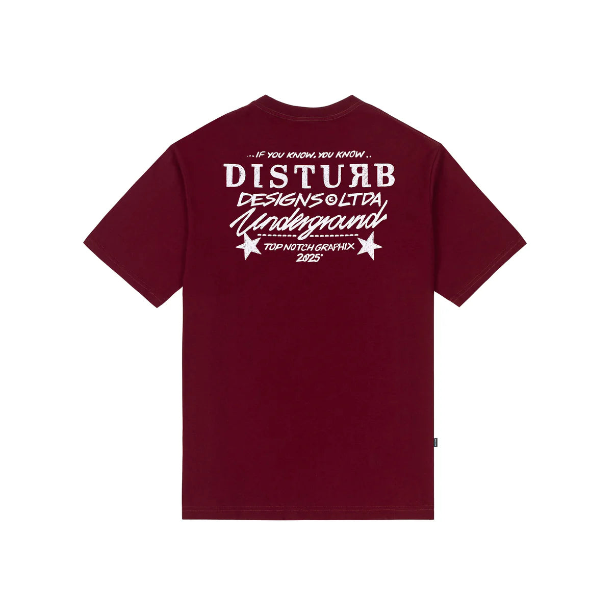 CAMISA DISTURB PEN BURGUNDY