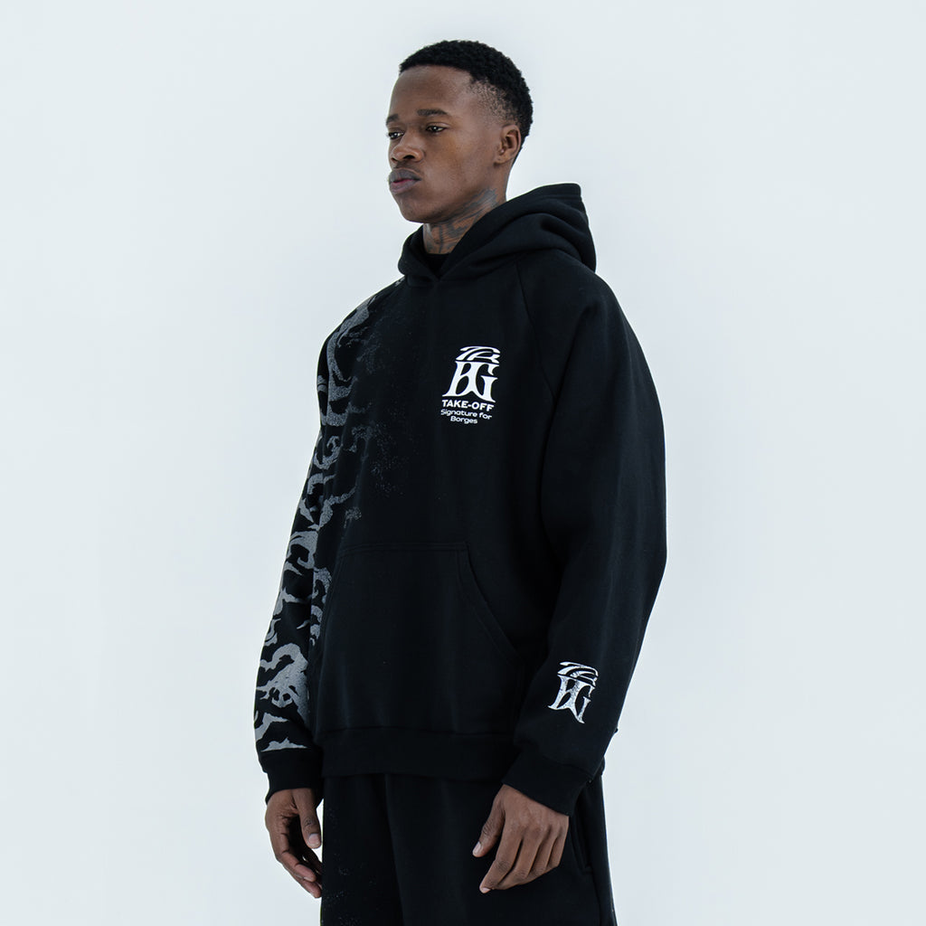 MOLETOM TAKE OFF x BORGES SIGNATURE BLACK