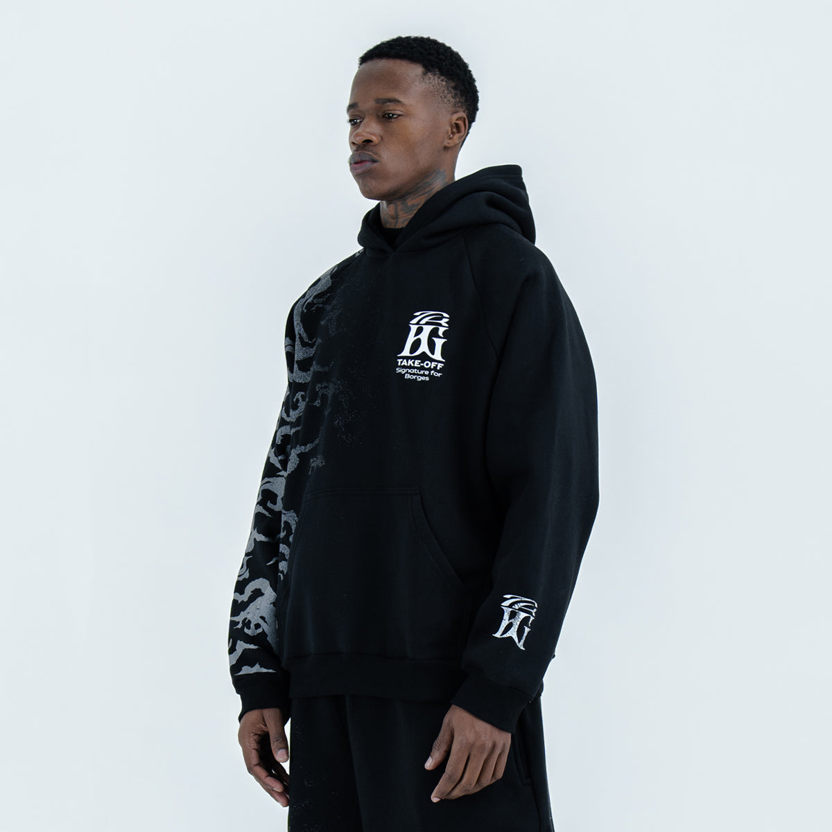 MOLETOM TAKE OFF x BORGES SIGNATURE BLACK