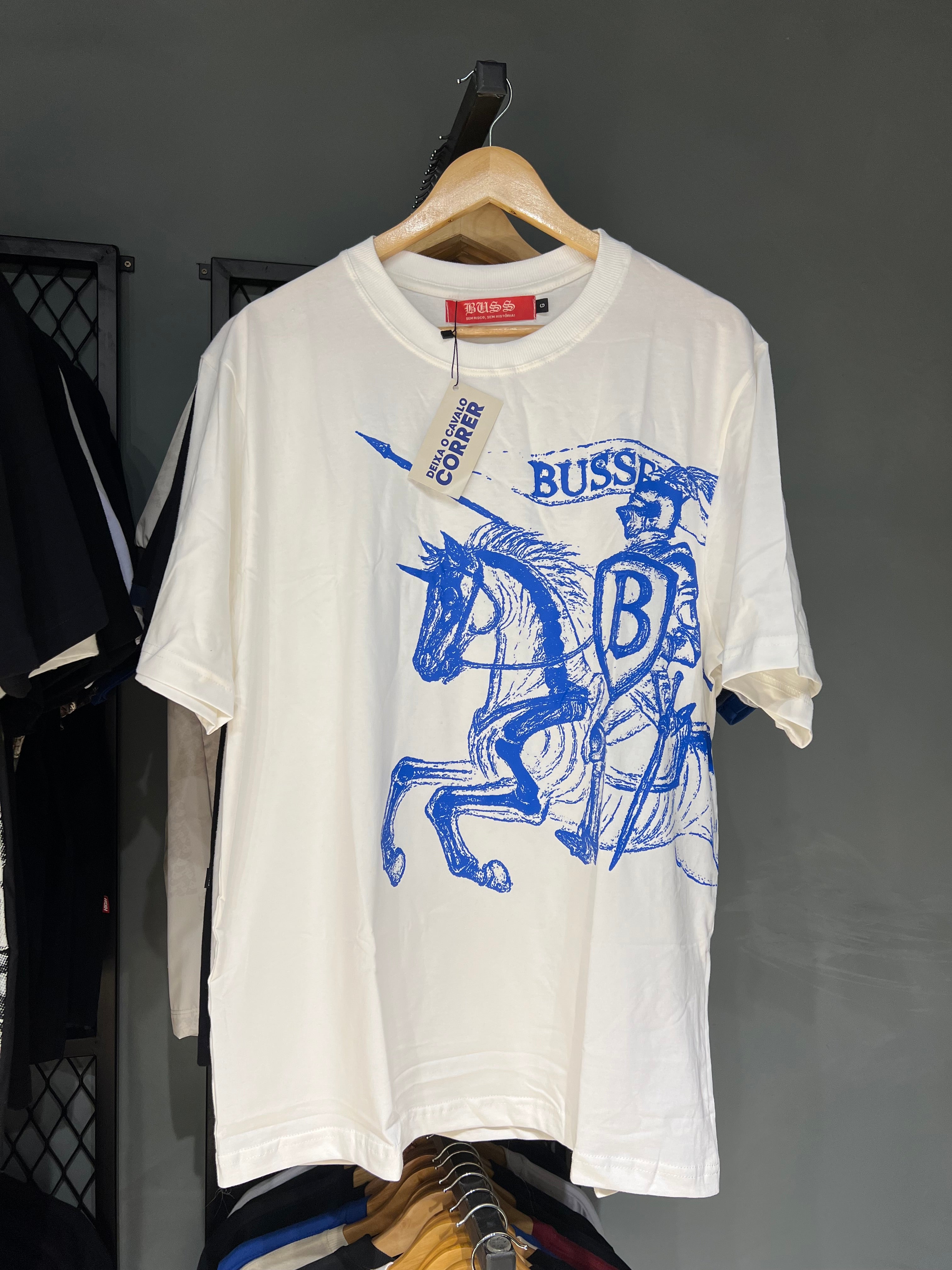 CAMISA BUSS BERRY WHITE